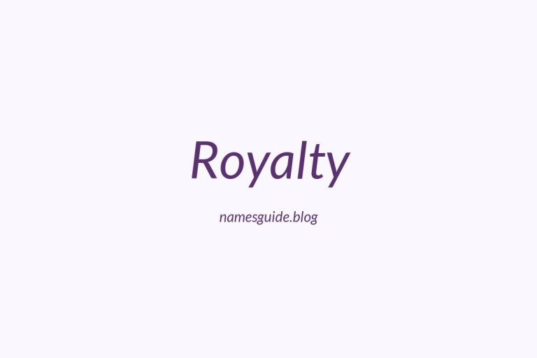 59+ Classic Middle Names for Royalty