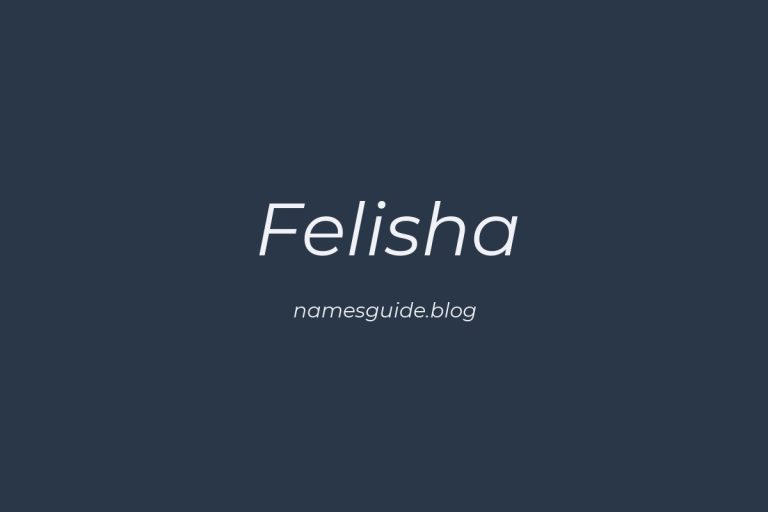 48+ Unique Middle Names for Felisha