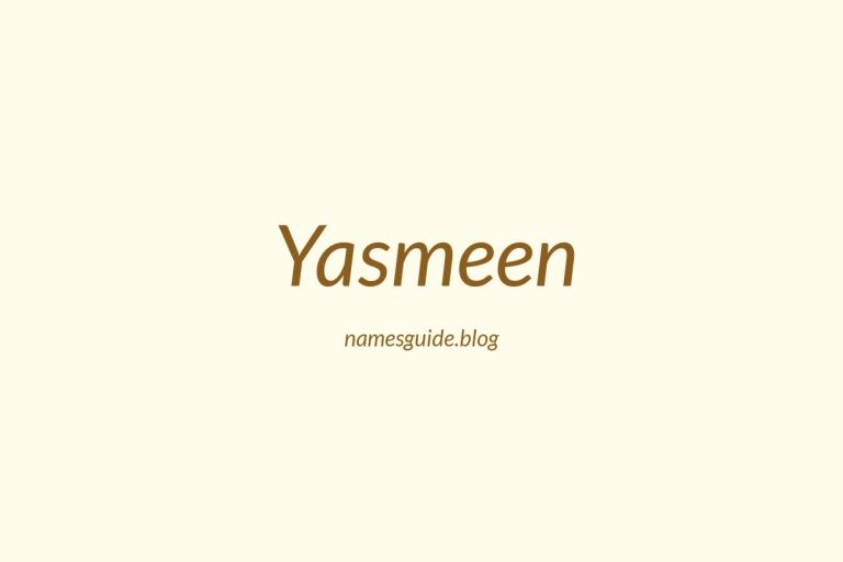 49+ Unique Middle Names for Yasmeen