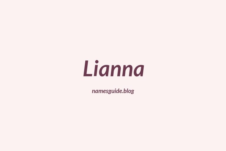39+ Unique Middle Names for Lianna
