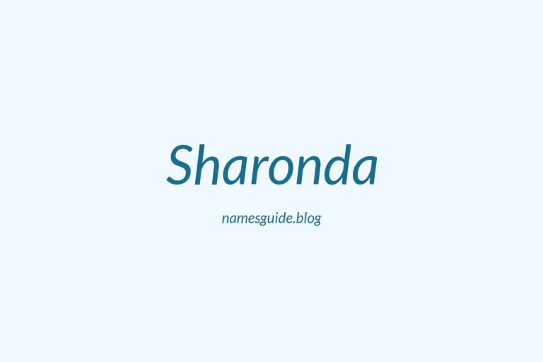 59+ Unique Middle Names for Sharonda