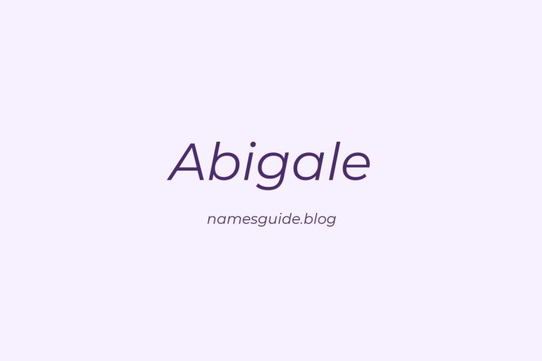 59+ Unique Middle Names for Abigale