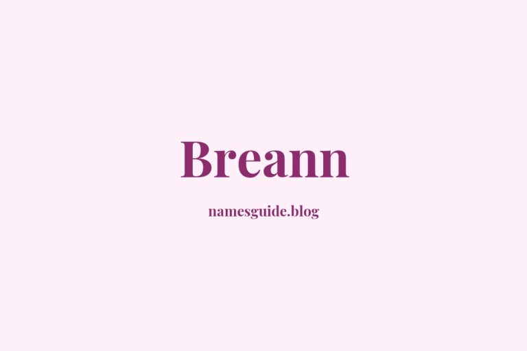 53+ Amazing Middle Names for Breann