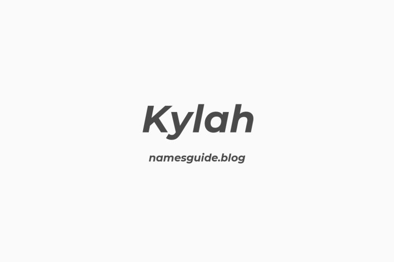 52+ Unique Middle Names for Kylah