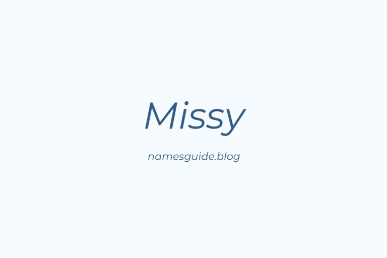 49+ Unique Middle Names for Missy