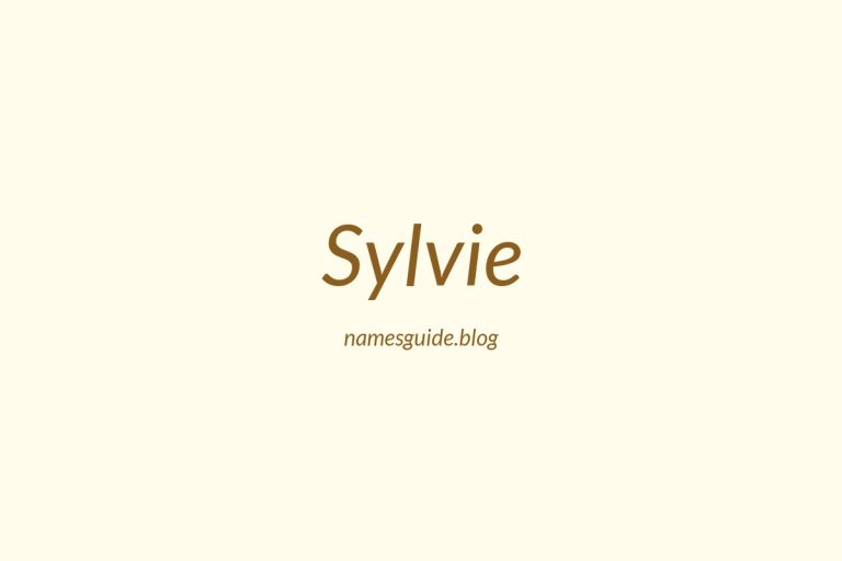 54+ Unique Middle Names for Sylvie