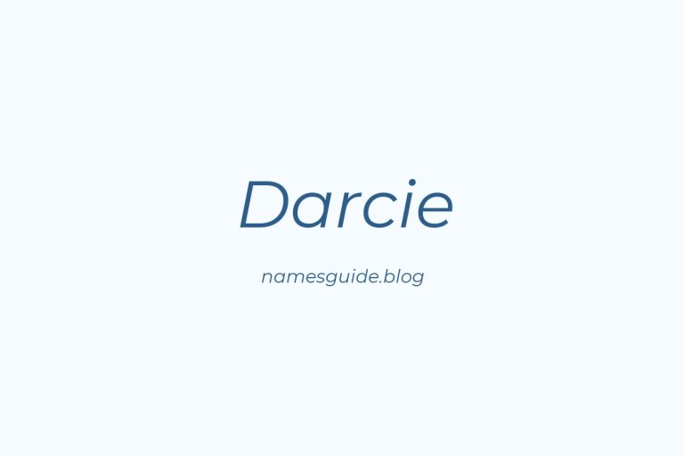 42+ Unique Middle Names for Darcie