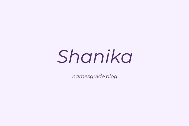 52+ Unique Middle Names for Shanika