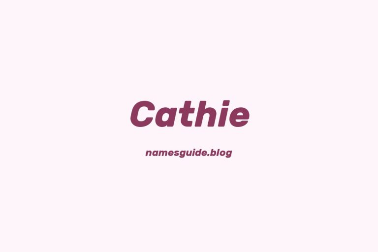 53+ Unique Middle Names for Cathie