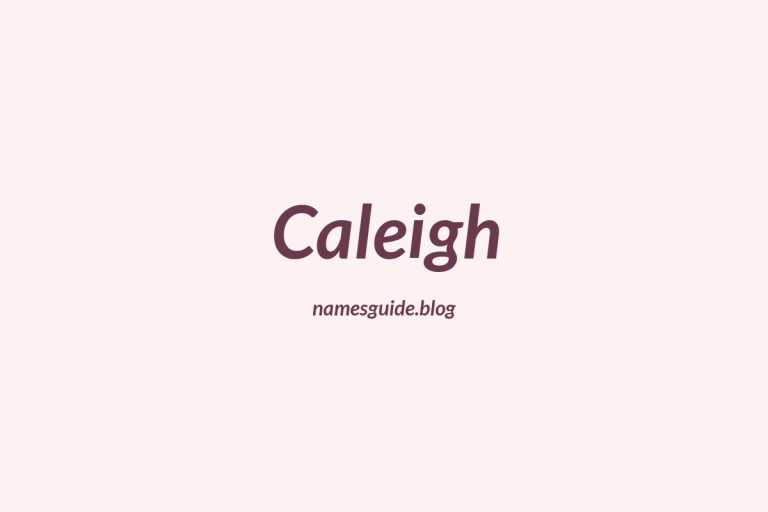 40+ Classic Middle Names for Caleigh