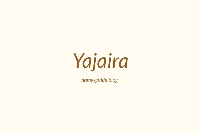 55+ Unique Middle Names for Yajaira