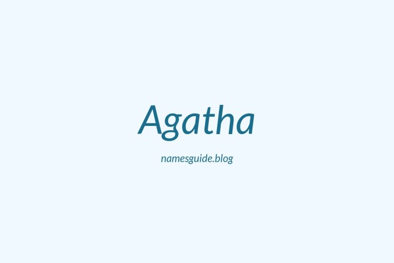 57+ Unique Middle Names for Agatha