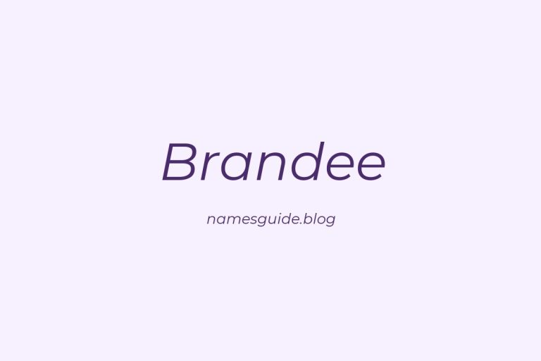 62+ Unique Middle Names for Brandee