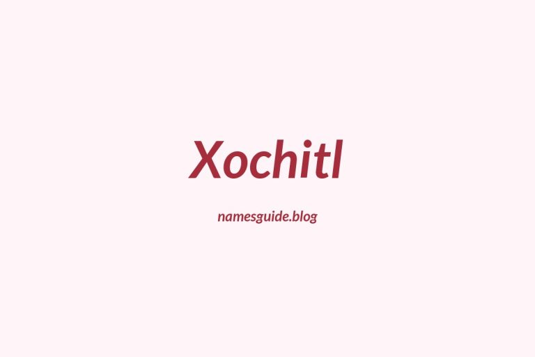 59+ Unique Middle Names for Xochitl