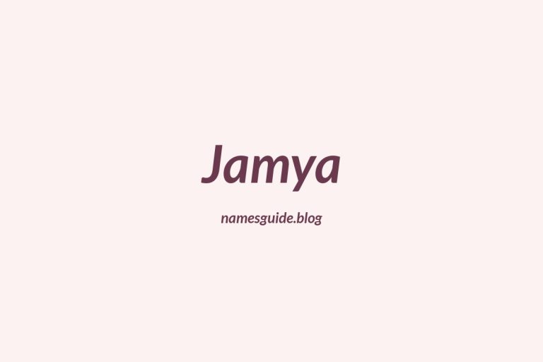 57+ Unique Middle Names for Jamya