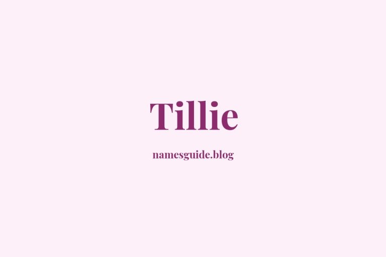 59+ Classic Middle Names for Tillie