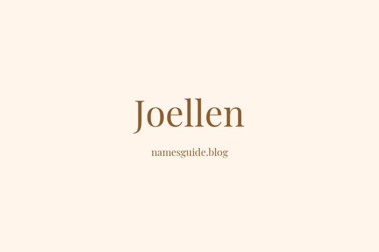 40+ Middle Names for Joellen: The Perfect Complement