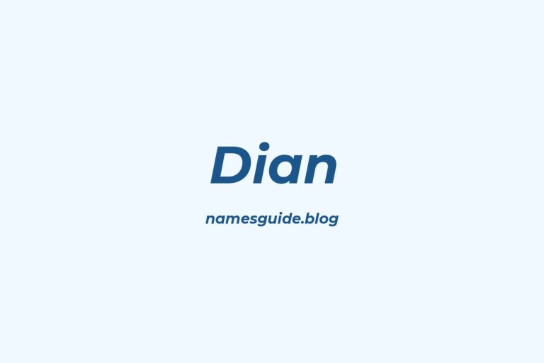 79+ Perfect Middle Names for Dian