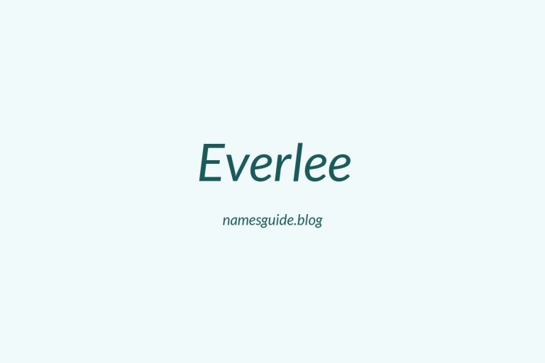 60+ Beautiful Middle Names for Everlee
