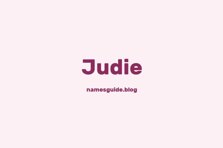51+ Perfect Middle Names for Judie