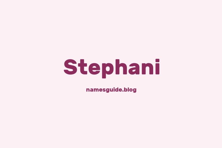 77+ Perfect Middle Names for Stephani: Find the Ideal Match
