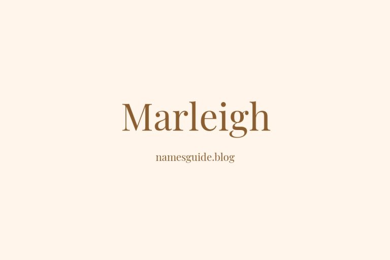 71+ Perfect Middle Names for Marleigh