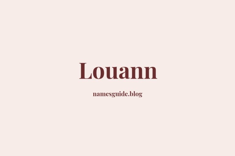 69+ Middle Names for Louann: The Perfect Complement