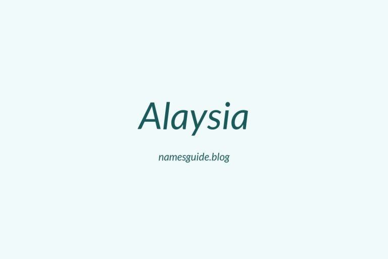 45+ Beautiful Middle Names for Alaysia: Find the Perfect Fit
