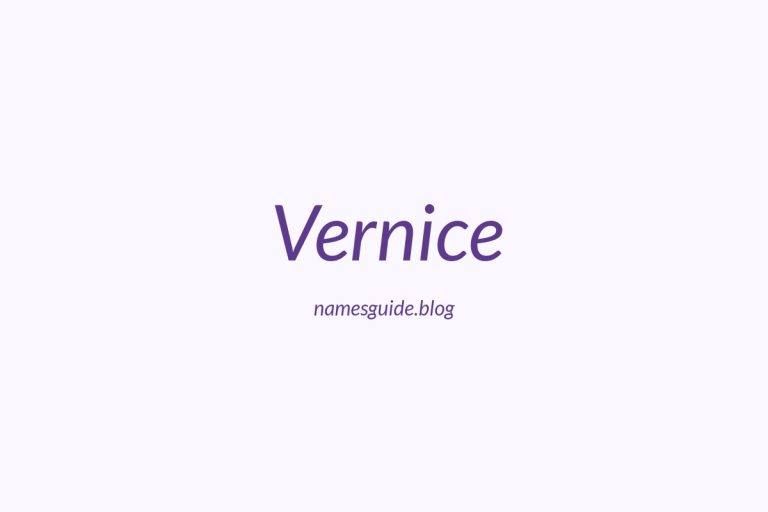 60+ Middle Names for Vernice: The Perfect Complement