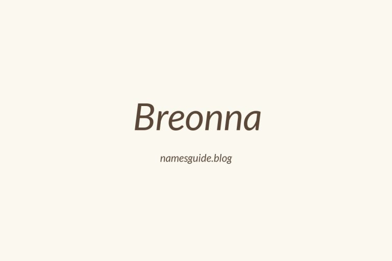 64+ Beautiful Middle Names for Breonna