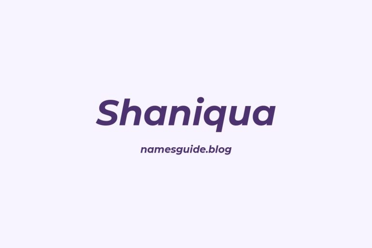 55+ Middle Names for Shaniqua: Find the Perfect Fit
