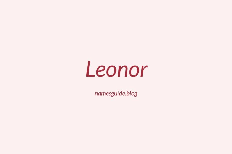 44+ Beautiful Middle Names for Leonor: Find the Perfect Match