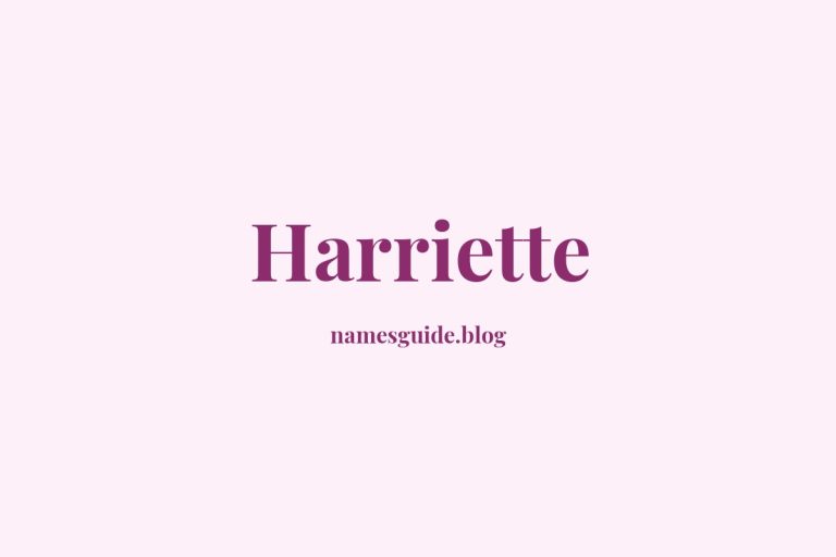 82+ Beautiful Middle Names for Harriette: Find the Perfect Match