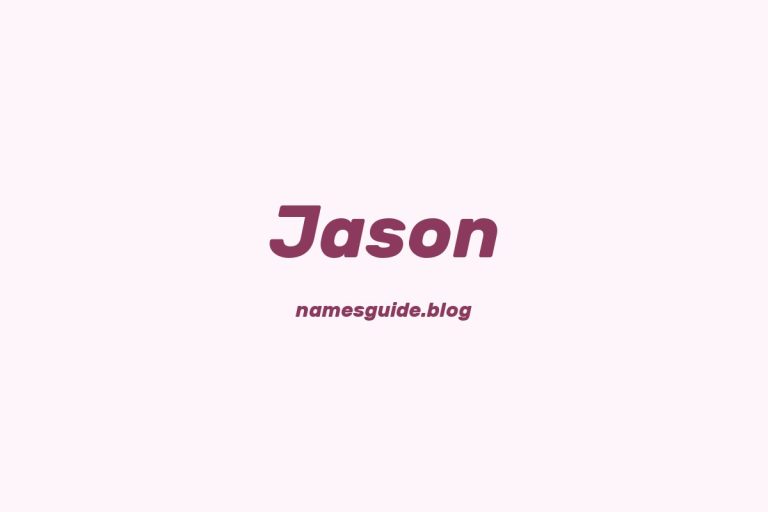 37+ Middle Names for Jason: Find the Perfect Fit