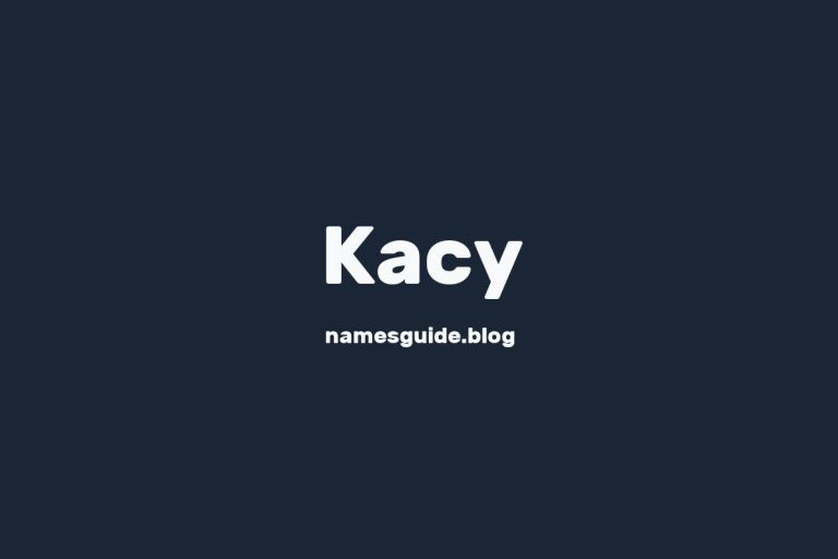 47+ Perfect Middle Names for Kacy: Find the Ideal Match