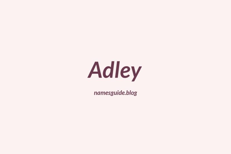 64+ Middle Names for Adley: The Ultimate Guide