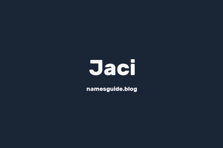 59+ Beautiful Middle Names for Jaci: Find the Perfect Match
