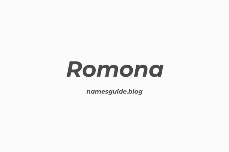 68+ Beautiful Middle Names for Romona: Find the Perfect Match