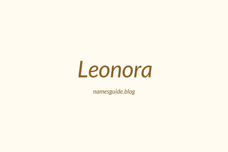 57+ Beautiful Middle Names for Leonora: Find the Perfect Match