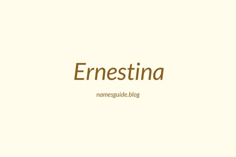 67+ Perfect Middle Names for Ernestina: Find the Ideal Match