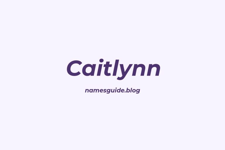 41+ Middle Names for Caitlynn: The Perfect Complement