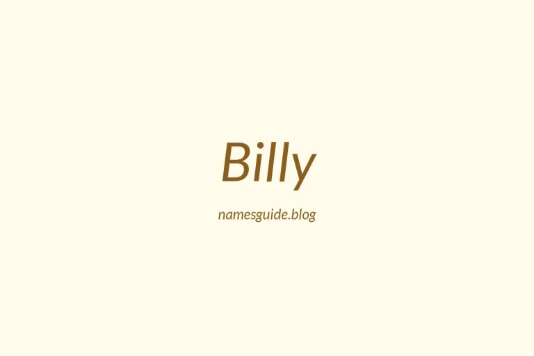 74+ Middle Names for Billy: The Ultimate Guide