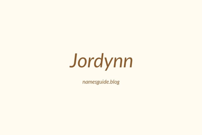69+ Middle Names for Jordynn: The Ultimate List