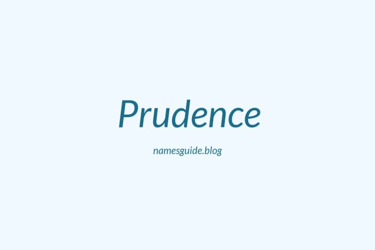 81+ Beautiful Middle Names for Prudence: Find the Perfect Match