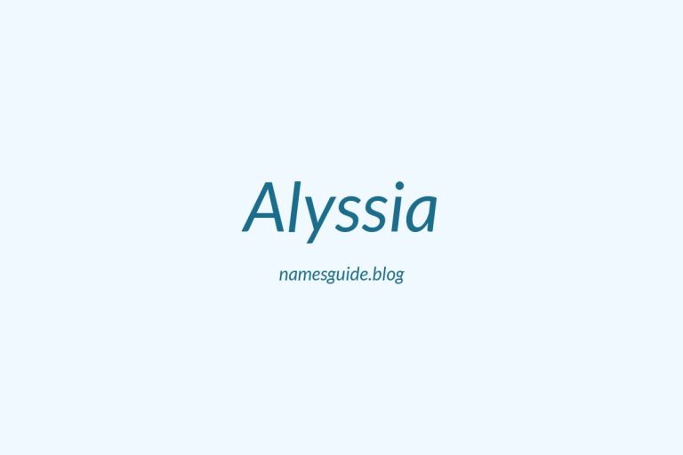 38+ Beautiful Middle Names for Alyssia