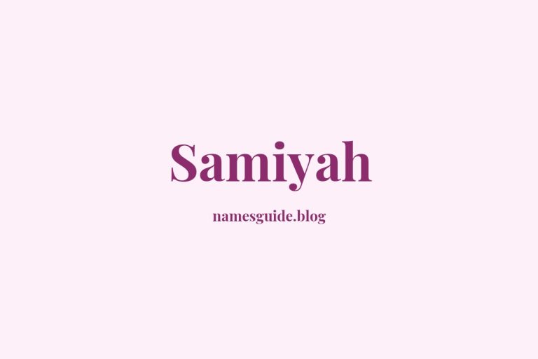 73+ Beautiful Middle Names for Samiyah: Find the Perfect Match