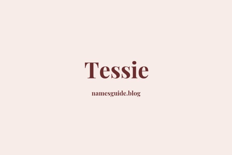 65+ Beautiful Middle Names for Tessie