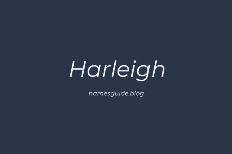 75+ Beautiful Middle Names for Harleigh