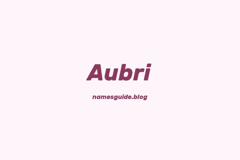 70+ Beautiful Middle Names for Aubri: Find the Perfect Match