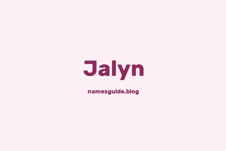 46+ Middle Names for Jalyn: The Perfect Complement